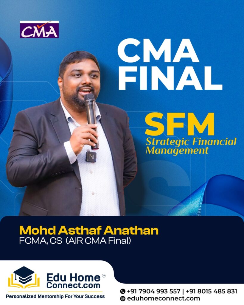 CMA Final Test Series for Strategic Financial Management
