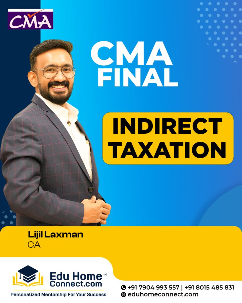 CMA Final Test Series for Indirect Tax Laws And Practice